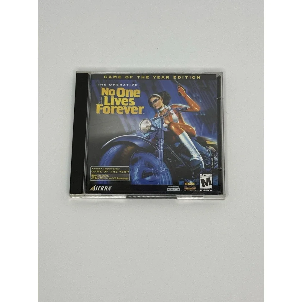 The Operative No One Lives Forever GOTY Edition PC 2001 Monolith Sierra Complete